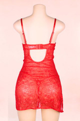 red place linegrie front back view