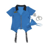 Sexy Police Garter Cami Costume Lingerie