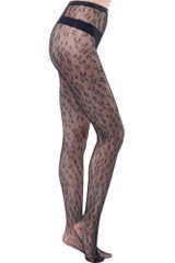 Leopard Pattern Halloween Gothic Fishnet Pantyhose