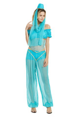 Arabian Princess Belly Dancer Genie Costume