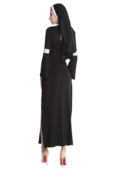 Dark Temptress Nun Long Gown Costume