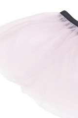 Mauvie Lavender Bustier Tutu Garter Belt Thong Lingerie Set