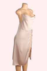 Paloma Satin Nude Plus Size Negligee