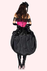 Moulin Rouge Costume worn by a model back view