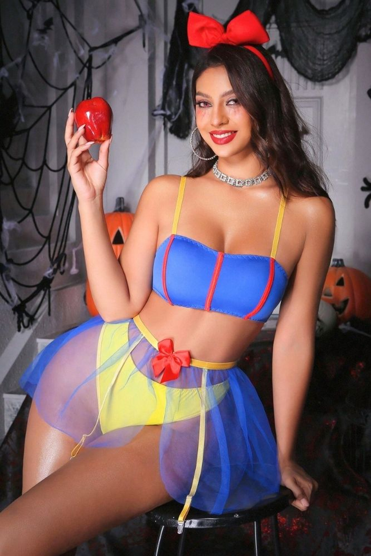 Enchanted Snow White Costume Lingerie Set
