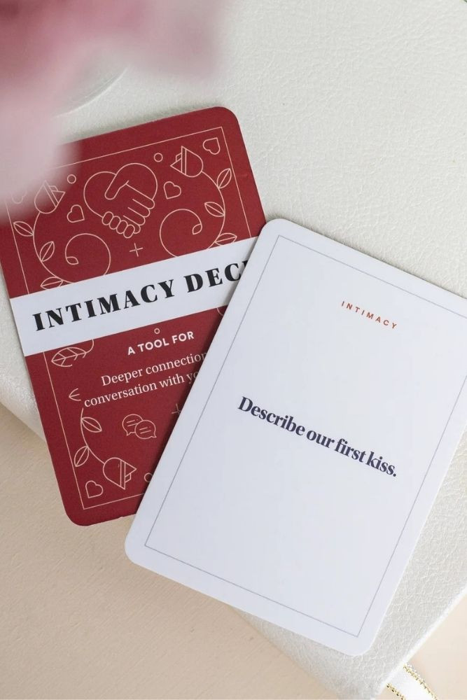 Intimacy Deck Romantic Conversation Cards for Couples