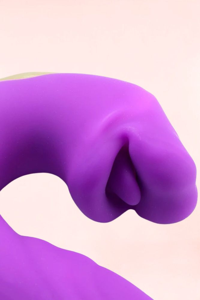 David 3 in 1 Gspot Tapping Licking Dildo Vibrator