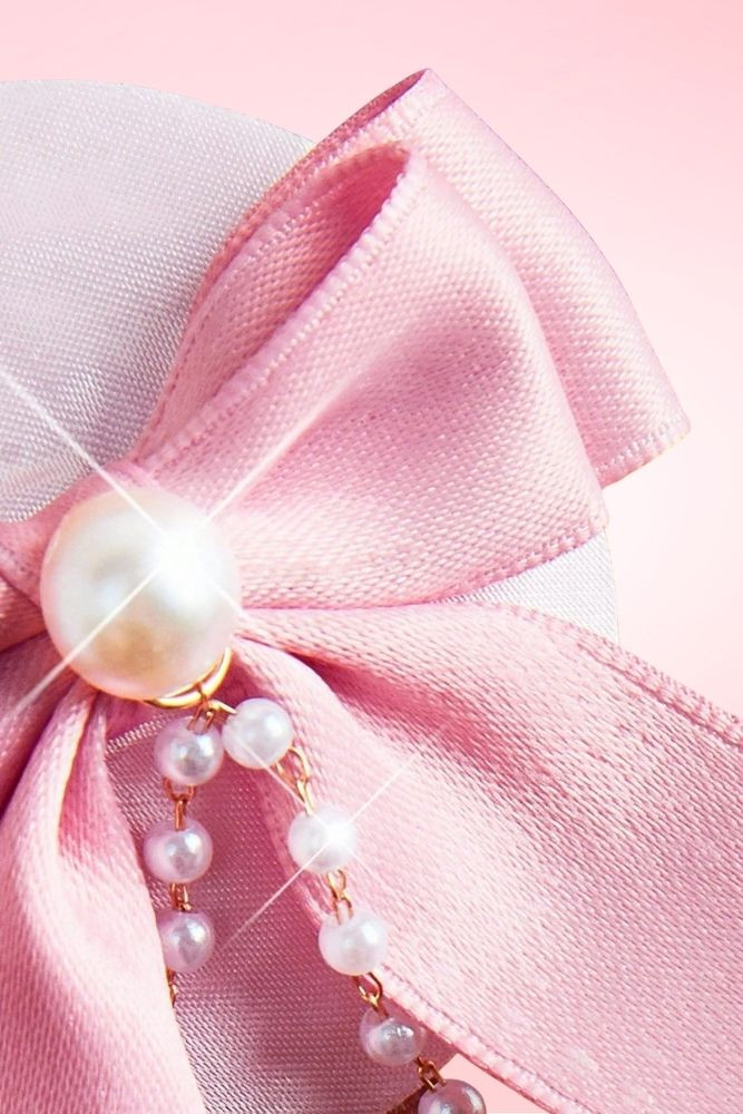 Coquette Pearl Bow Nipple Pasties