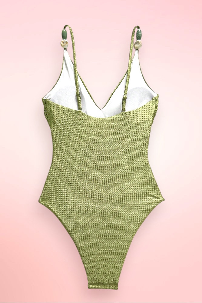 Sifnos Green One Piece Swimsuit