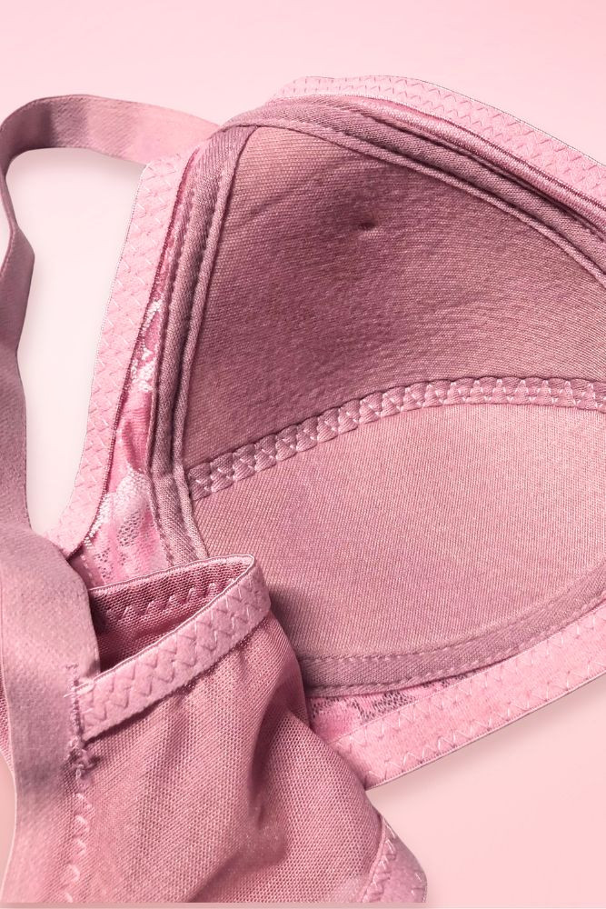 Vintage Lace Wirefree Plus Size Bra