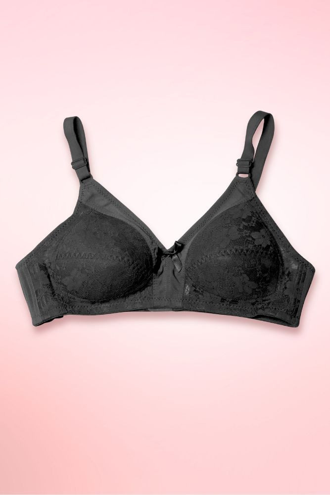 Vintage Lace Wirefree Plus Size Bra