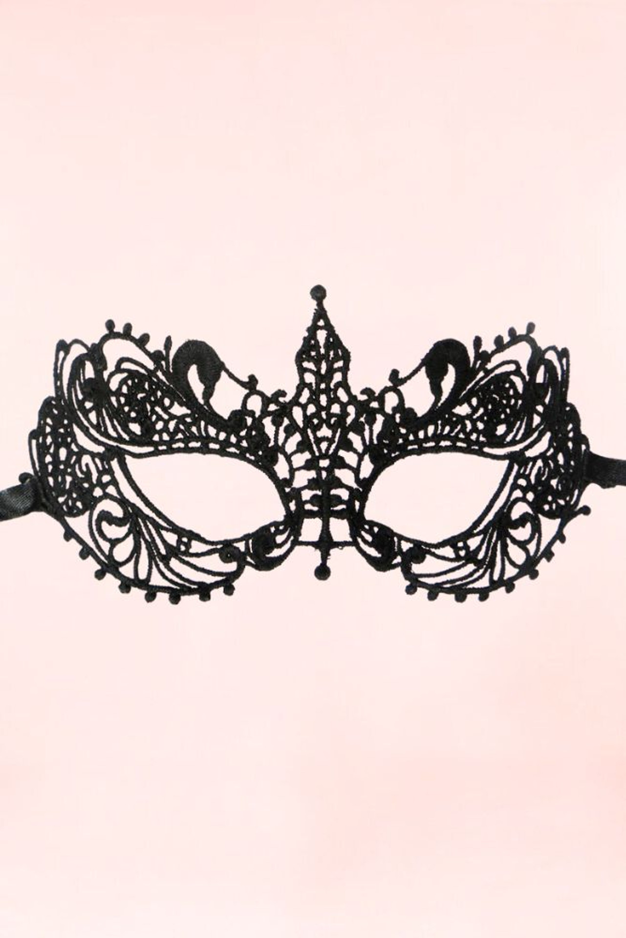 Natalie Black Lace Eye Mask