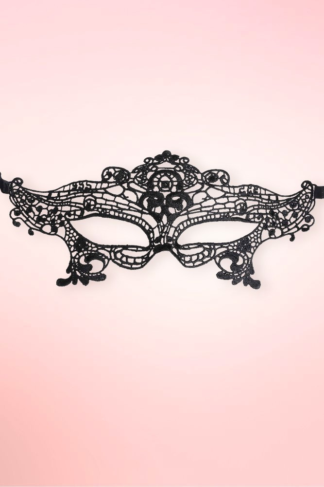 Lace Eye Mask product photo Flat Lay.