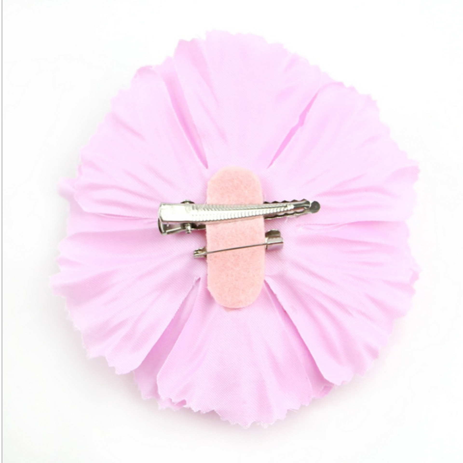 Salmon Pink Peony Realistic Pin-up Flower Hair Clip