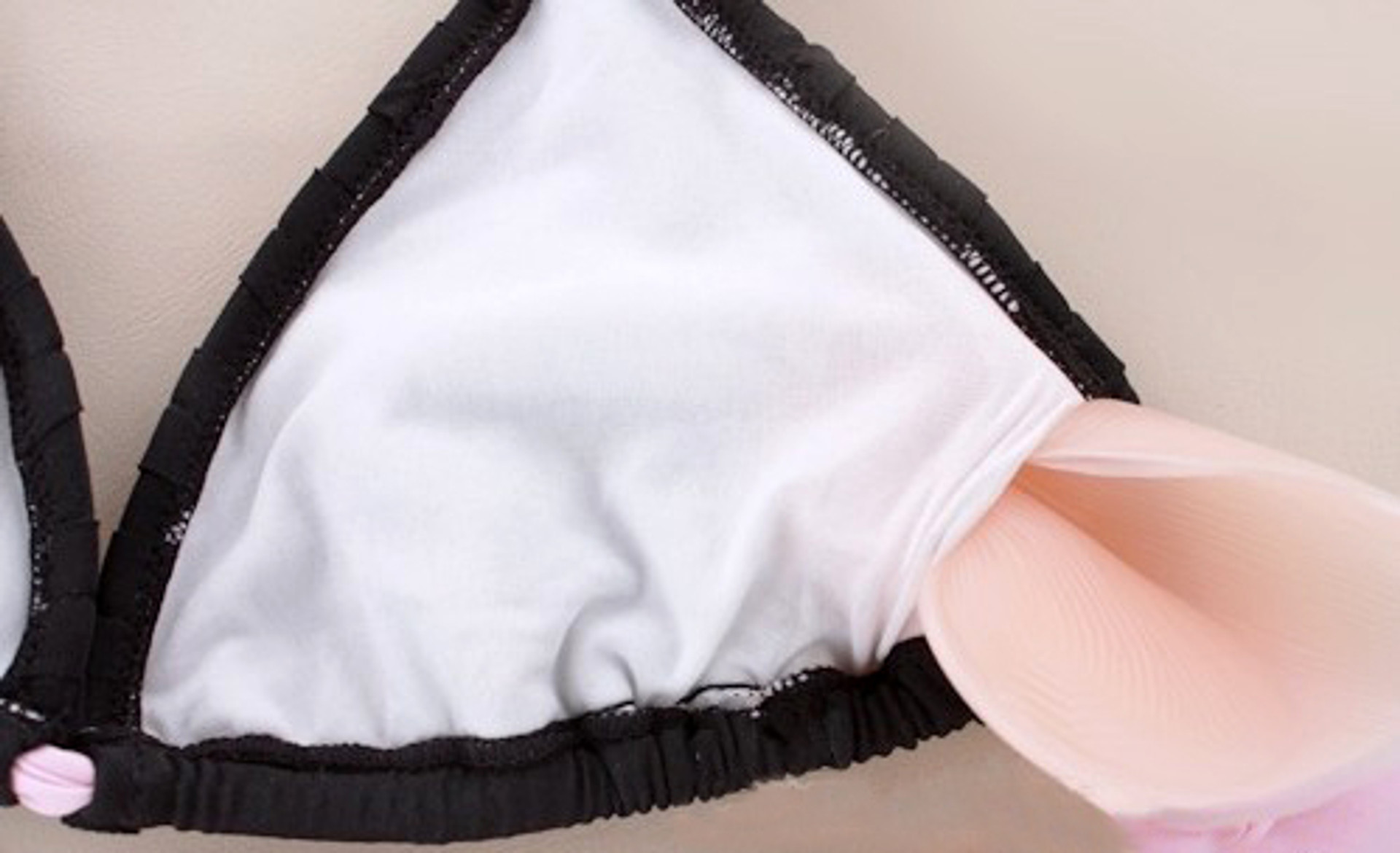 Triangle Silicon Cleavage Enhancing Bikini Inserts