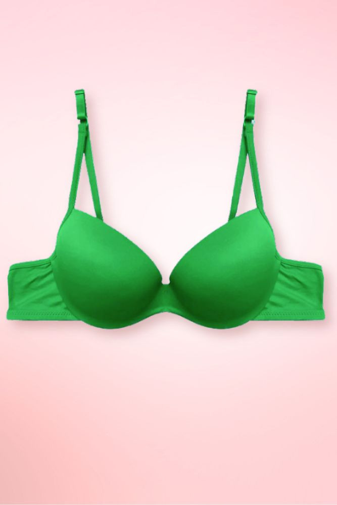 emerald Green Seamless Tshirt Bra.
