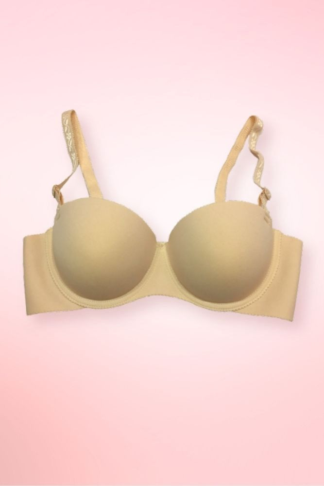 Seamless Strapless Push-up Bra