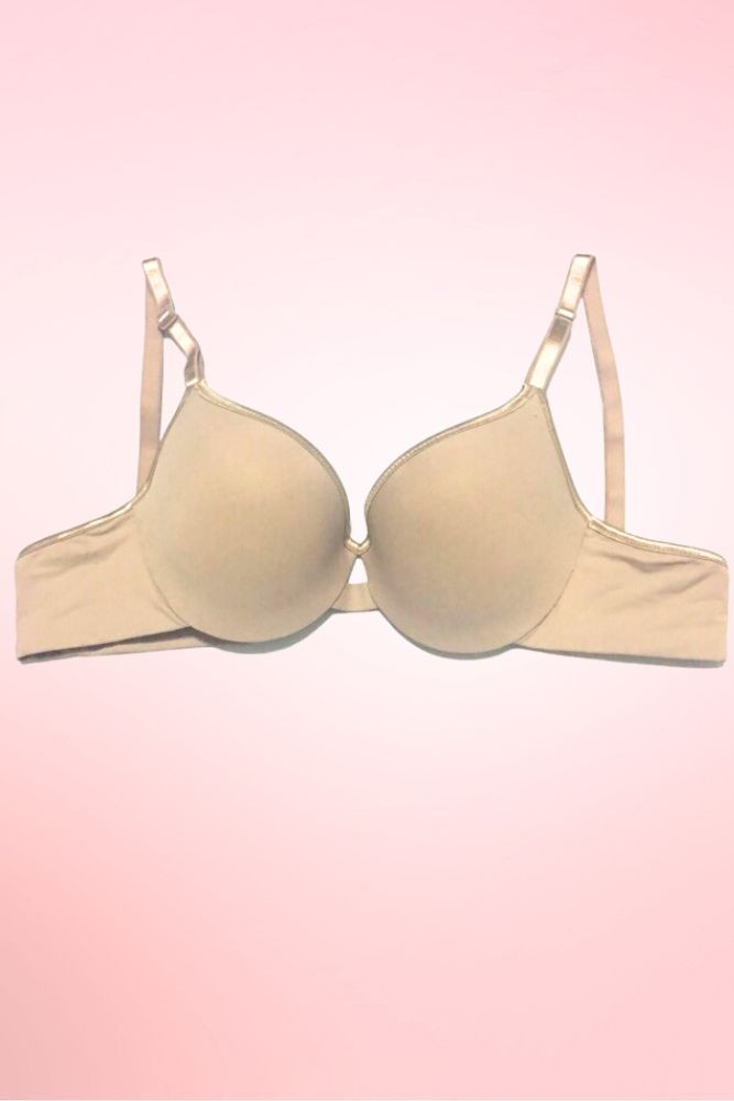 Satin Lined Seamless T Shirt Bra