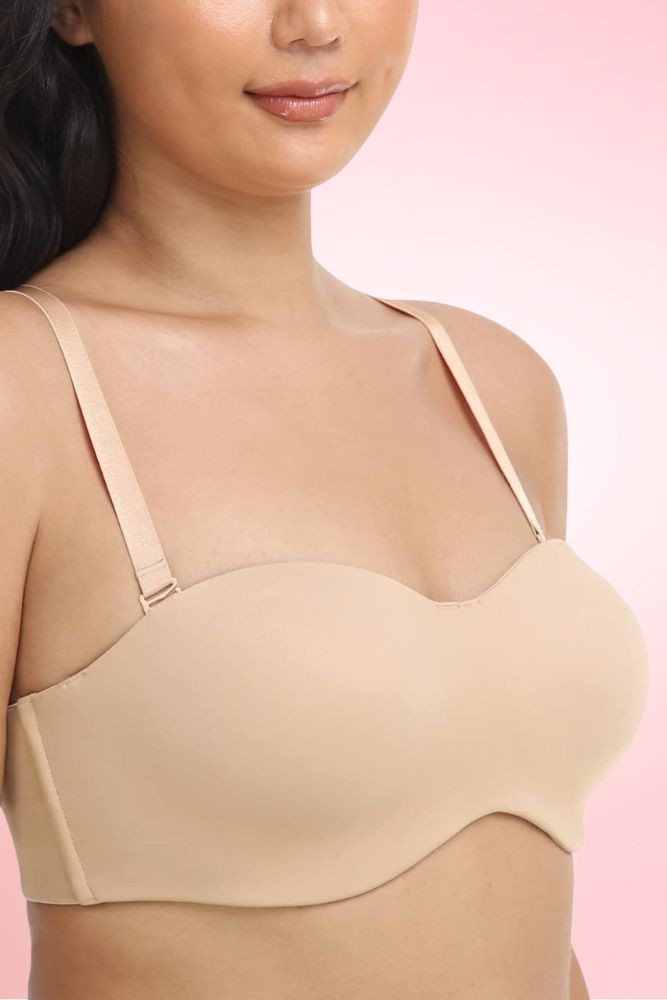 D Cup Seamless  Plus Size Strapless Bra