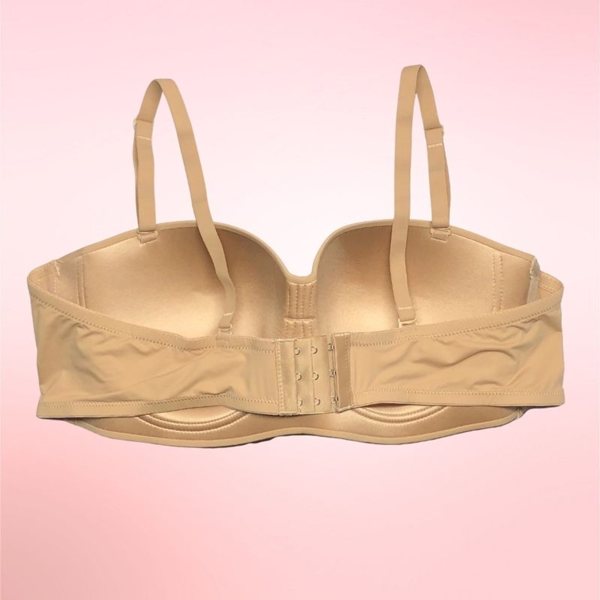 D Cup Bra Size Strapless Seamless Full Coverage Bra