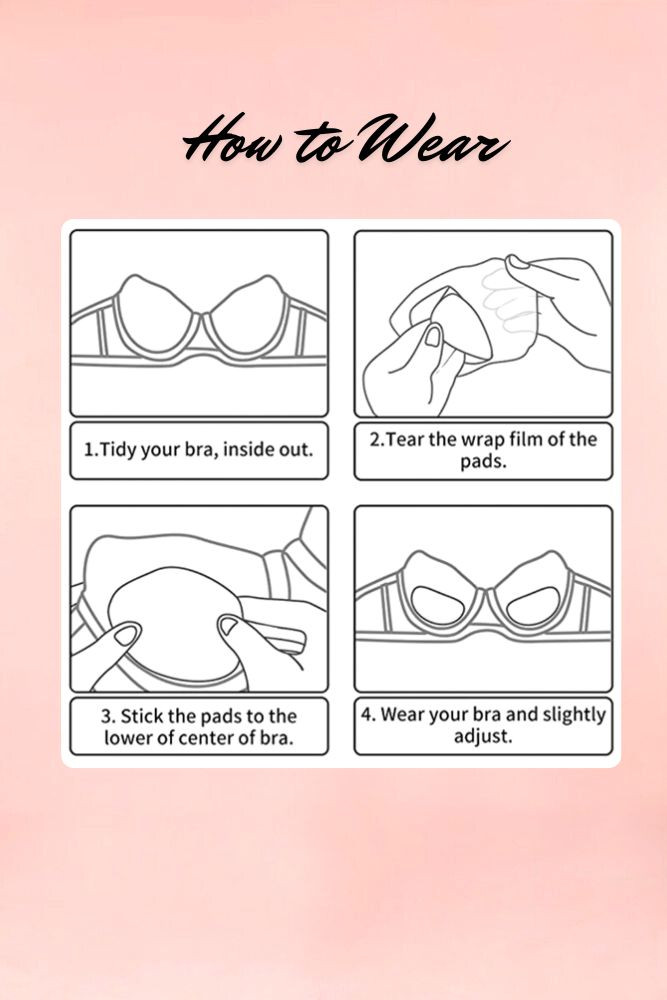 how to use push up padded inserts 