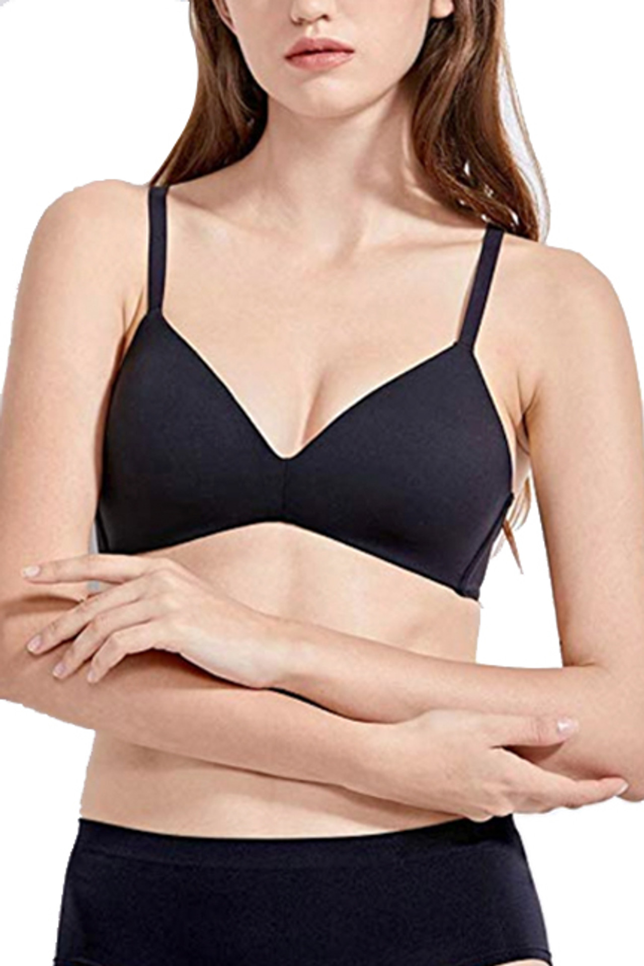 Bralettes for Women with Support, T-Shirt Wireless Seamless Bras for Women  No Underwire