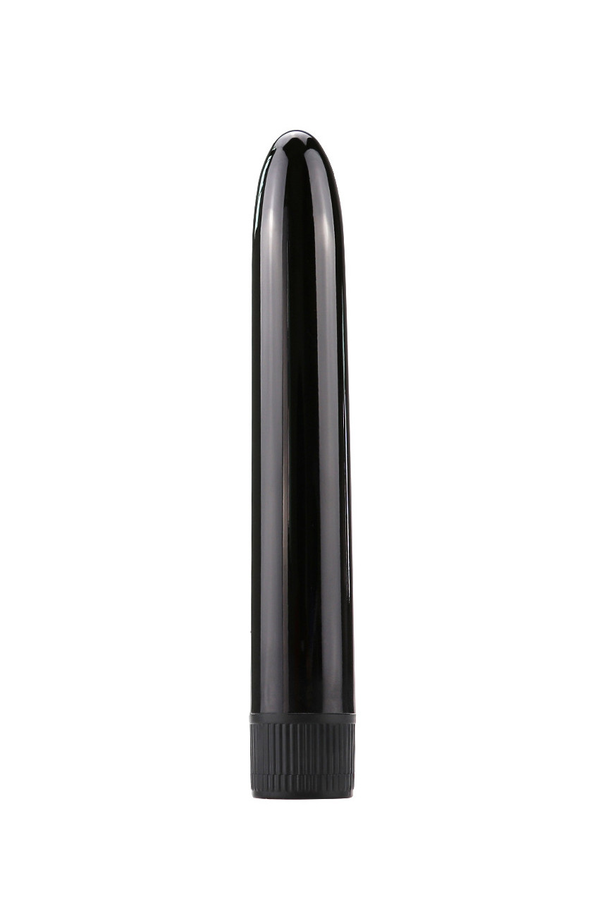 6 inch Black Slimline Bullet 10 Vibrating Mode Dildo