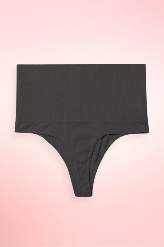 High Waist Thong Shapewear Tummy Trimmer Sculpting Panty Girdle