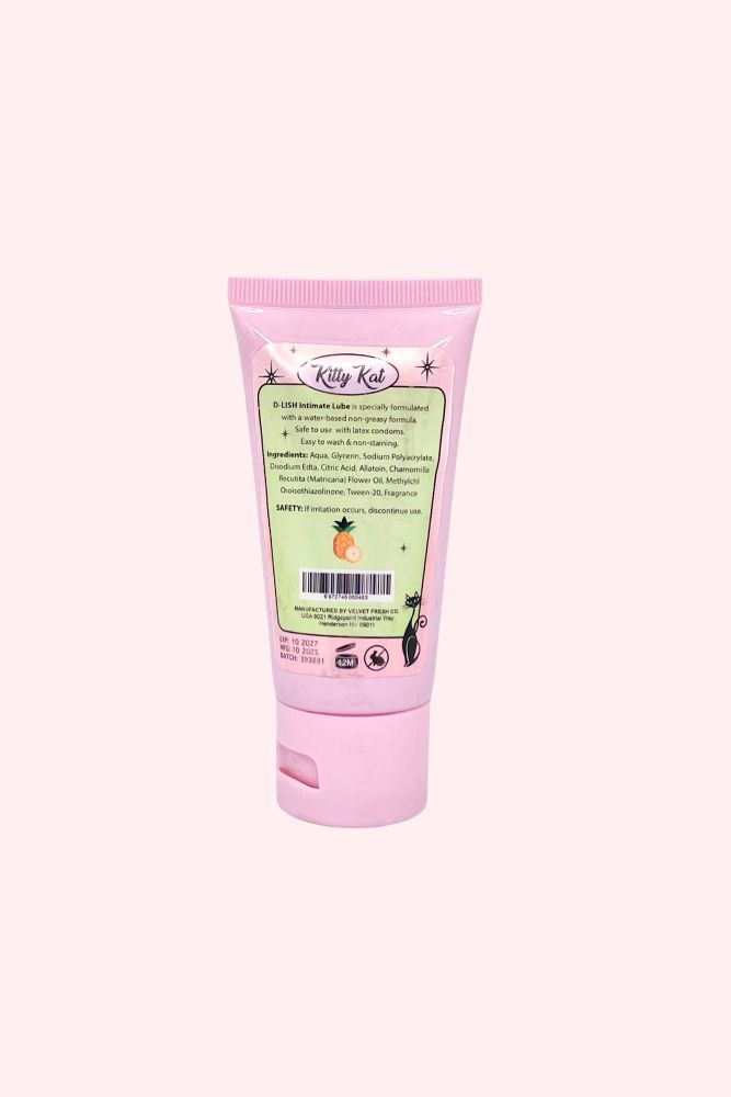 D-lish Waterbased Intimate Lubricant or Strawberry, Peach or Grapes