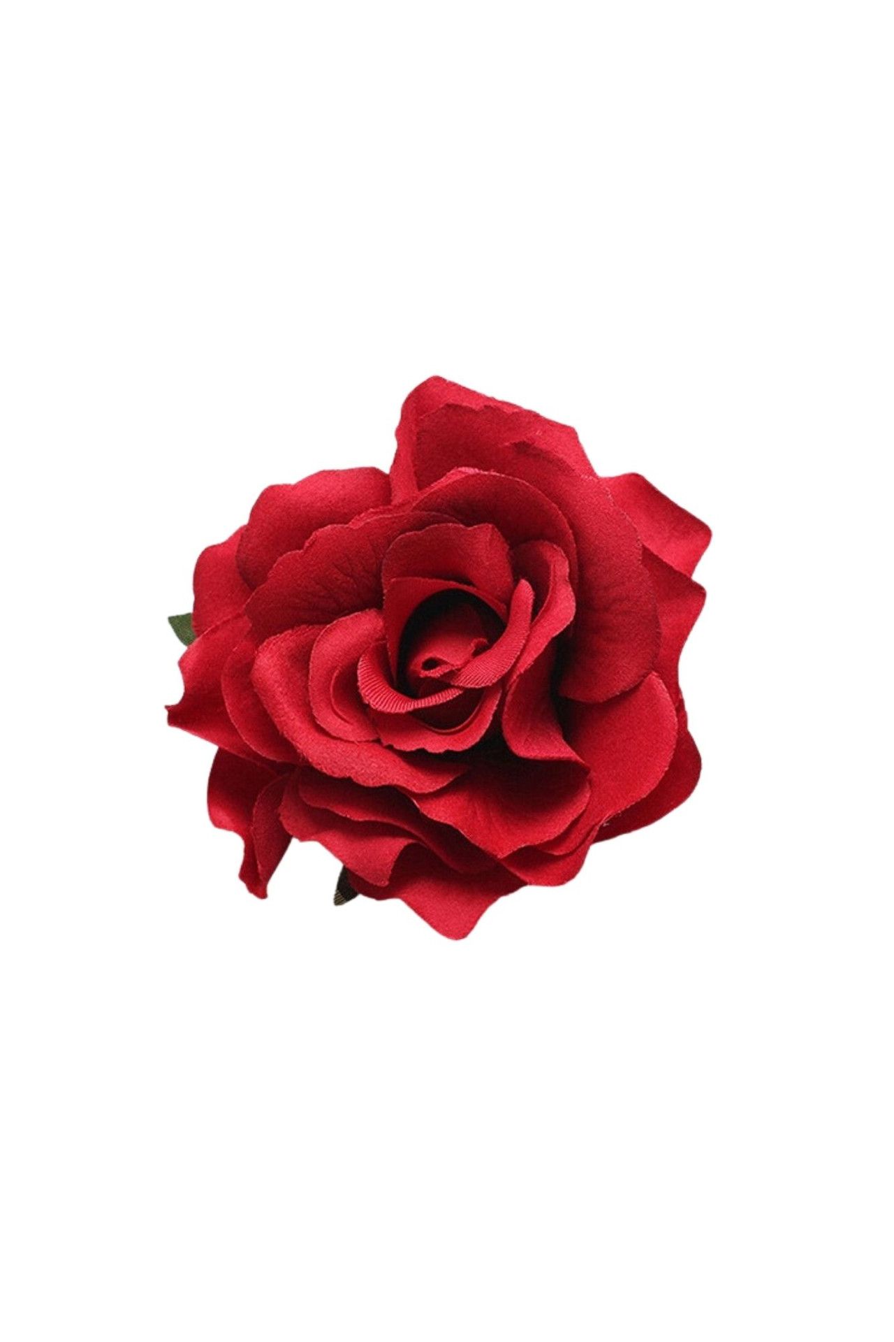 Red Rose Hair Flower