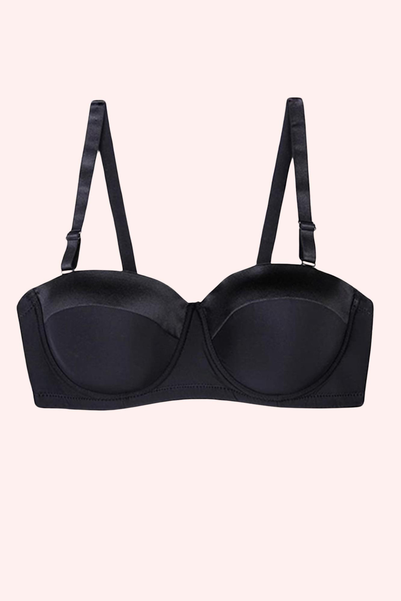 Big Cup C and D Convertible Strapless Multiway Bra with Underwire