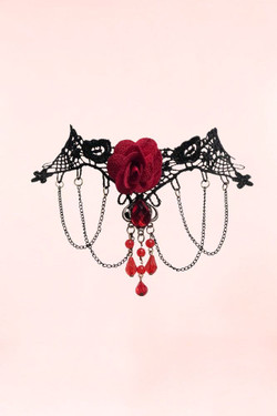 Selene Gothic Flower Choker Necklace. Selene Gothic Flower Choker Necklace.