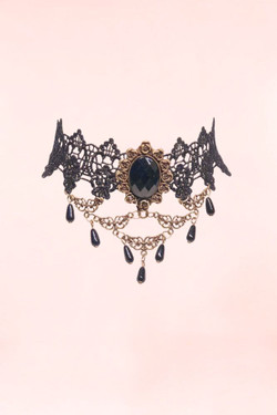 Morgana Victorian Lace Choker Necklace. Morgana Victorian Lace Choker Necklace.