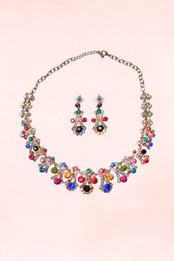 Colorful Rhinestone Jewelry Set. Colorful Rhinestone Jewelry Set.