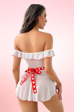 Sexy Siren Nurse Costume Lingerie Sexy Siren Nurse Costume Lingerie