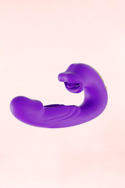 3 in 1 G spot toy with licking and Vibrator.