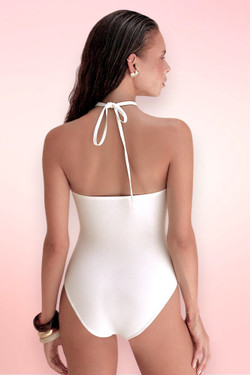 Cancun White One Piece Swimsuit