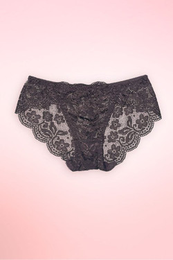 Floral lace panty.