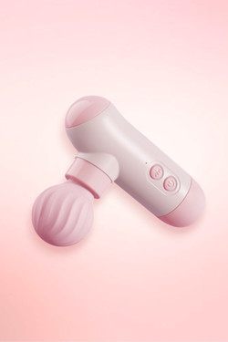 Fascia Gun Massager Dual-Head Suction & Rechargeable Vibrator