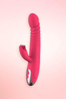 Tongue Licking Thrusting Rabbit Vibrator.