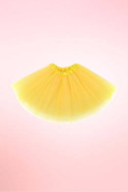 Yellow Petticoat Tulle Tutu Skirt 