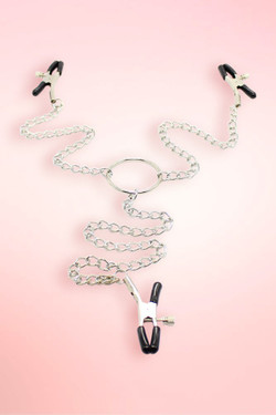 Nipple Clitoral Clamp chain set.