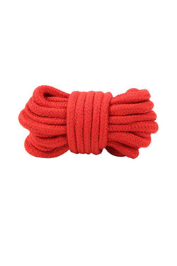 Shibari Red Japanese Soft Cotton Bondage Rope 10m Shibari Red Japanese Soft Cotton Bondage Rope 10m