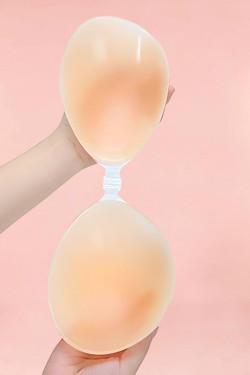 Silicon Adhesive Bra actual product picture held