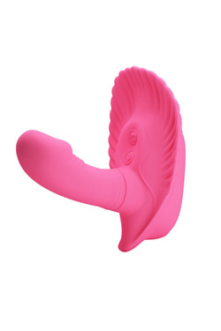 Pretty Love Pink Clam Shell Clit Panty G Spot  Wearable Vibrator