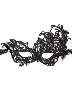 Livia Gothic Embroidered Masquerade Venitian Eye Mask