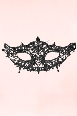 Gertrude Lace Mask for Masquerade Ball.