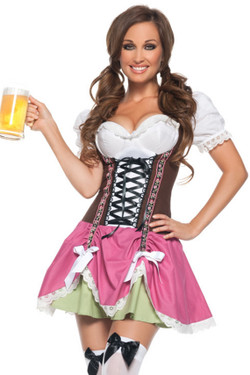 Sexy Swiss Oktoberfest Dirndl Costume