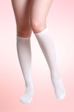 plain white over the knee socks plain white over the knee socks