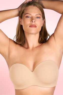 D Cup Bra Size Strapless Seamless Full Coverage Bra